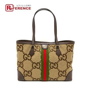 未使用 GUCCI グッチ 631685 ジャンボGG シェリーライン トートバッグ ショルダーバッグ ベージュ レディース【中古】