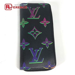 LOUIS VUITTON ルイヴィトン M82368 ジッピーウォレット ヴェルティカル ラウンドファスナー モノグラム スポットライト 長財布【中古】