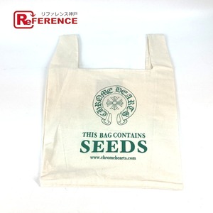 未使用 CHROME HEARTS クロムハーツ SEEDS エコバッグ ホースシュー トートバッグ 非売品 ノベルティ ハンドバッグ【中古】