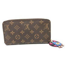 LOUIS VUITTON ルイヴィトン M61364 ジッピー ウォレット トーテム ウォレット モノグラム 長財布 ブラウン/レッド レディース【中古】_画像2