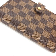 LOUIS VUITTON ルイヴィトン R20700 アジェンダPM システム手帳 ステーショナリー ダミエ 手帳カバー エベヌ ブラウン レディース【中古】_画像5