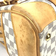 LOUIS VUITTON ルイヴィトン N52001 バークレーPM ミニボストンバッグ カバン ダミエアズール ハンドバッグ ホワイト レディース【中古】_画像7