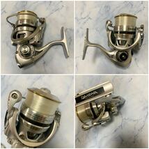 E185 ダイワ DAIWA リール　まとめ売り【現状品】silverline500 caldia2506 worldspin-r3000 shinespin2500 ps2・2b bearings 釣具 釣り具 _画像2