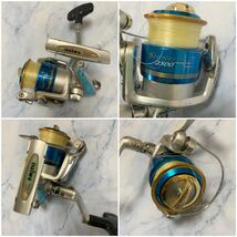 E185 ダイワ DAIWA リール　まとめ売り【現状品】silverline500 caldia2506 worldspin-r3000 shinespin2500 ps2・2b bearings 釣具 釣り具 _画像5