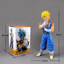 ドラゴンボール スーパーサイヤ人 ベジータ 青 黄 黒 アクションフィギュア 32cm 箱有り_画像4