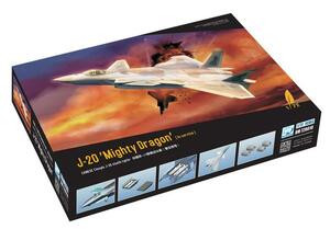 ドリーム DM7210 1/72 中国空軍 最新型戦闘機 J-20戦闘機