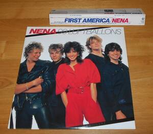 ■NENA/ネーナ/LP【FIRST AMERICA】国内被せ帯/ロックバルーンは99/英語ドイツ語両バージョン収録♪