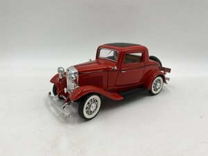 【ミニカー】フォード 赤 スリーウィンドウ・クーペ FORD 3-Window coupe クラシックカー