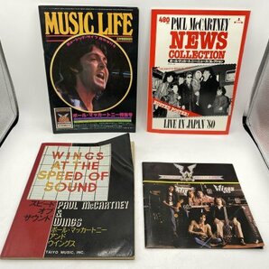 【書籍】Paul McCartney 関連 ポール・マッカートニー・ニュース・コレクション WINGS パンフ ウィングス 楽譜 バンドスコアの画像1