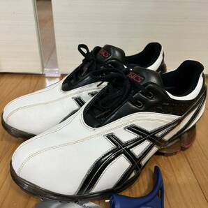 ハーフラウンド使用のみ 26.5㎝ 希少 レア asics アシックス ゲルエース tgn 107 105 103 902 910 913 ゴルフ シューズ 松山英樹の画像2