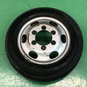 ★☆中古品 No.13 15×5.5 175R15 103/101L LT 6H 6穴 YOKOHAMA トラック タイヤ スペア ホイール☆★