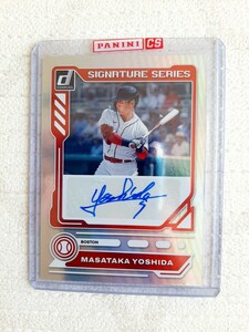 吉田正尚 直筆サインカード Auto　パニーニ　panini