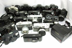 ②★大量★いろいろな種類の カメラ おまとめ 21台★Nikon CANON PENTAX Minolta Ricoh など 詳細不明 長期保管品 ジャンク品