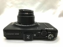 ◆デジタルカメラ◆難あり ニコン Nikon COOLPIX S9300 ブラック 専用カメラカバー付 元箱 充電器無 現状品 中古品_画像3
