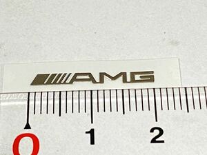 メルセデスベンツ　AMG メタル調エンブレムステッカー　ミニサイズ　エンブレム　ベンツ　メタル調　ステッカー