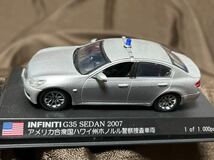 monoX INFINITY G35 SEDAN 2007 アメリカ合衆国ハワイ州ホノルル警察捜査車両　ニッサン ミニカー _画像2