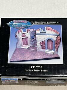  geo llama base 1/35 Italy. street average .CD 7020 Italian Street Scene garage kit 