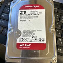 WD Red WD20EFAX 3.5インチHDD SATA 2TB 2000GB 使用時間19614h_画像1