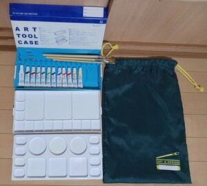  Sakura kre Pas paints set art tool case 