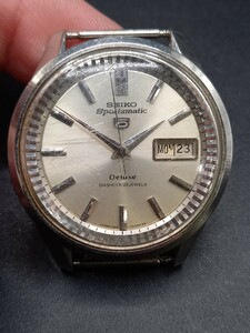 ★SEIKO/セイコー 5　スポーツマチック デラックス　25石　難アリ　メンズ腕時計　自動巻き 7619-7060　0212NA　