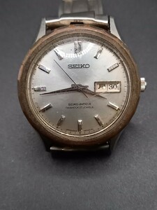 ★SEIKO/セイコー　セイコーマチックR　難アリ　　27石　8346-9010　メンズ腕時計　自動巻き　0212NA