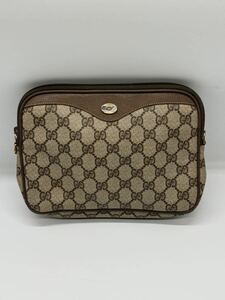 ★ GUCCI グッチ オールドグッチ クラッチバッグ GG柄 ヴィンテージ ショルダーバッグ ブランド 中古品 0301A