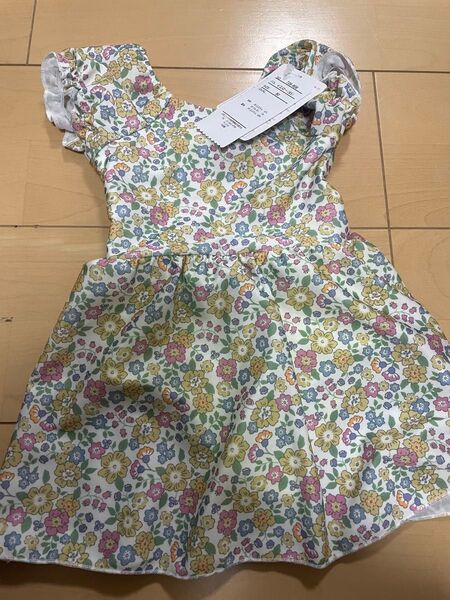 水着 90 未使用 女の子 一体型 ベビー スイムウェア 処分価格