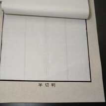 Y31■書道下敷き 半切 両面 罫線 フェルト 毛氈■罫線入 条幅 書道用品 水墨画 画仙紙 半紙 習字 書道下敷 墨液 学校教室 半紙 書道墨 古墨_画像6