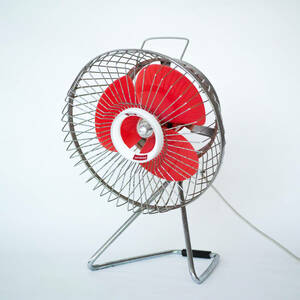 1967年 日立 HITACHI デスクファン DESK FAN D-443 サーキュレーター 扇風機 卓上扇 3枚羽根 ヴィンテージ アンティーク 昭和レトロ 動作品