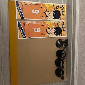 影山飛雄 ハイキュー　ステッカー　スタンプ　ミニアクリルスタンド