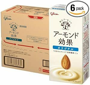  Glyco almond effect original almond milk 1000ml×6ps.@ normal temperature preservation possibility ( vitamin E cellulose calcium kore stereo 