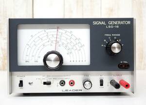 レトロ　無線機器＊LEADER リーダー電子＊WIDE BAND SIGNAL GENERATOR 　広帯域テストオシレーター シグナルジェネレーター＊MODEL LSG-16