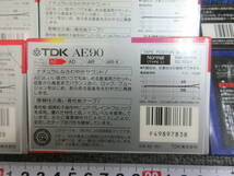 S【3-12】★1 電気店在庫品 カセットテープまとめて TDK・AE90 90分テープ10点 エンドレスカセット2点 Lo-D 60分テープ 未使用長期保管品 _画像9