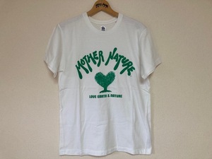 新品未使用☆ハリウッドランチマーケット☆Ｔシャツ白Ｍ☆HOLLYWOOD RANCH MARKET MOTHER NATURE マザーネイチャー 聖林公司 ハリラン HRM