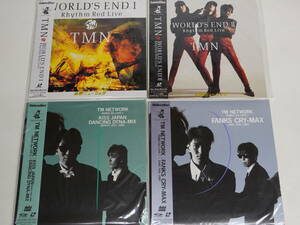 0142TM Networkレーザーディスク5枚セット Rhythm Red Live/FANCS the LIVE/Rhythm RED BEAT BLACK