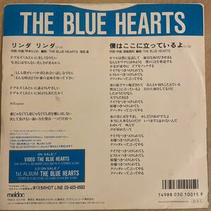 THE BLUE HEARTS/punk rock/power pop/パンク天国/オリジナル盤の画像2