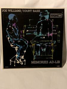 米　Roulette オリジナル　深溝　Joe Williams / Count Basie Memories Ad-Lib R-52021