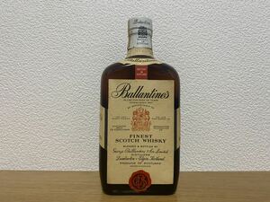 バランタイン ファイネスト Ballantine’s スコッチウイスキー WHISKEY 赤白紋章 760ml 43% 1960年代