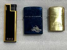 ZIPPO ジッポー ライタ- 着火未確認 ジャンク まとめ_画像4