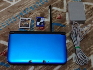 3DS LL 本体 充電器 タッチペン SDカード モンスターハンター4 