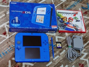 2DS 本体 充電器 タッチペン SDカード 外箱 マリオカート7