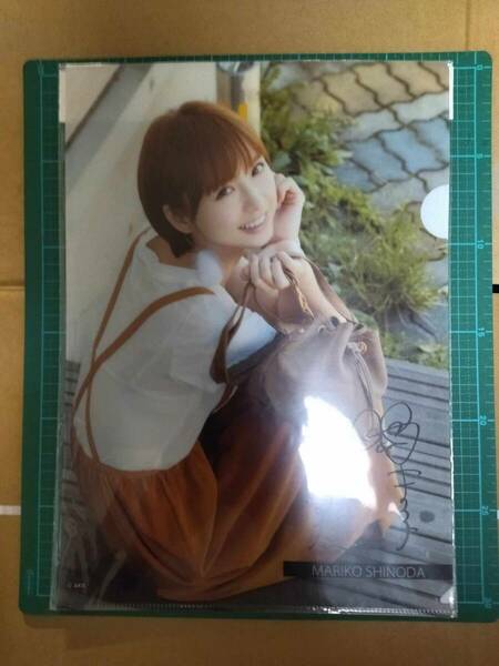正規品 AKB48 TOKYO デート クリアファイル 2 篠田麻里子 新品 A4 EZZ-0204-2 Mariko Shinoda pockets plastic file folder CLEAR FOLDER 