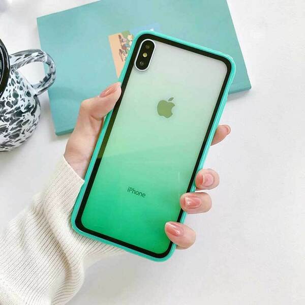 iPhone6/6sケース 緑色 半透明 11Pro他