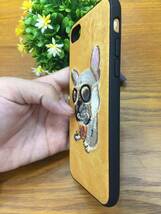 iPhoneX/XS用ケース ドッグ 犬 刺繍 Xカバー XSカバー_画像3