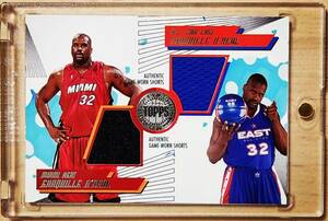 2006 -07 Topps First Row Basketball Game Shorts SHAQUILLE O'NEAL Jersey / シャキール オニール All-Stars 