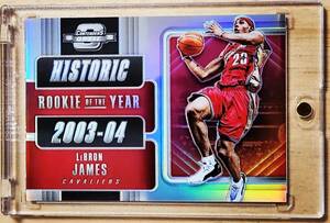 SP 2018 -19 Panini Contenders Optic Prizm Silver LEBRON JAMES / レブロン ジェームズ Historic Rookie of the Year Refractor Holo