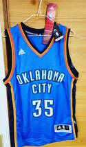 Adidas KEVIN DURANT Oklahoma City Thunder Swingman Jersey US Size (S) / MVP ケビン デュラント OKC (US NBA Storeで購入)_画像3