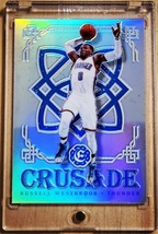 2016 -17 Panini Crusade Prizm Silver RUSSELL WESTBROOK / ラッセル ウエストブルック Refractor Holo_画像4