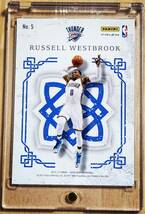 2016 -17 Panini Crusade Prizm Silver RUSSELL WESTBROOK / ラッセル ウエストブルック Refractor Holo_画像3