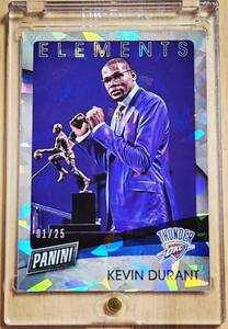 01/25 SP 2015 -16 Panini Father's Day Elements KEVIN DURANT / ケビン デュラント Clacked Ice (MVP Speech)